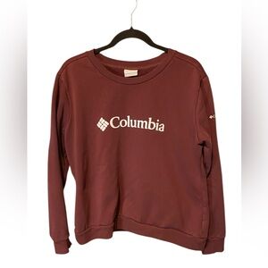 Columbia Maroon Kids Crew Neck XL